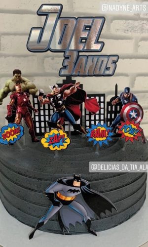 Arquivo de corte Topo de Bolo Vingadores