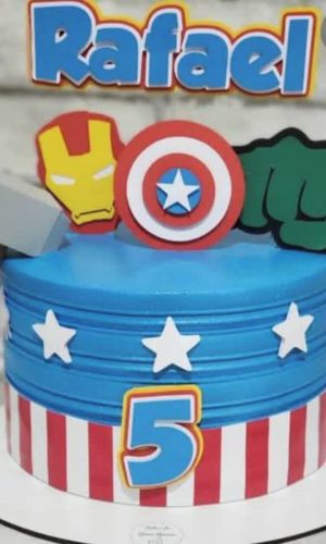 Arquivo De Corte Topo De Bolo Vingadores