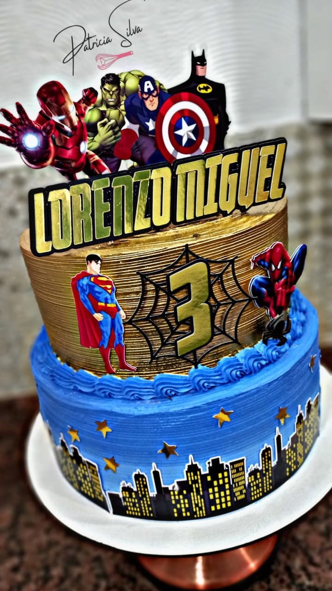 Arquivo De Corte Topo De Bolo Vingadores