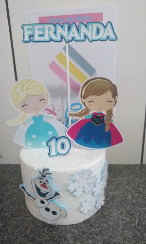 Arquivo de corte - Topo Frozen Cut