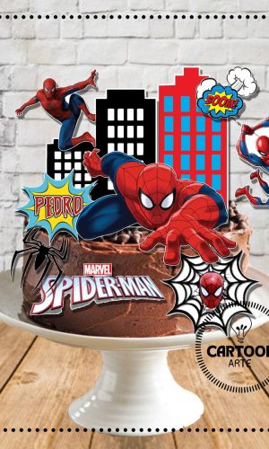 Arquivo de Corte Topo Homem Aranha -009