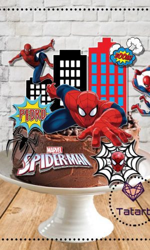 Arquivo de corte topo Homem aranha -009