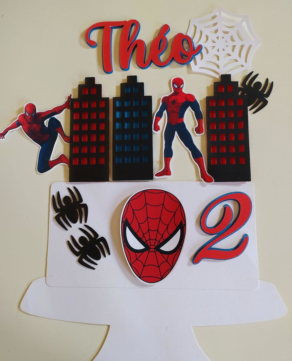 Arquivo De corte topo homem aranha mod Théo+brinde