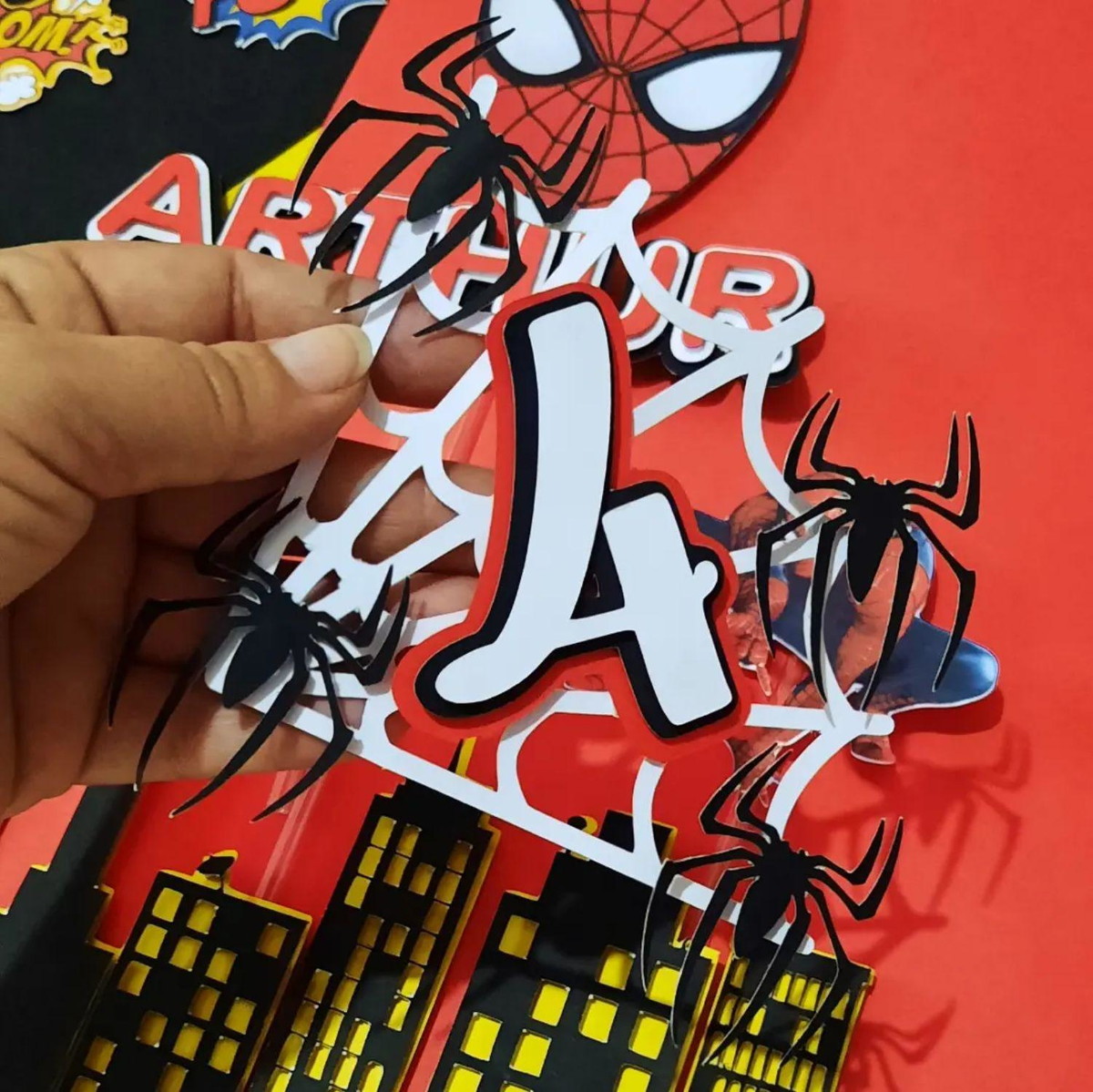 Arquivo de Corte Topo Homem Aranha - Imagem 3