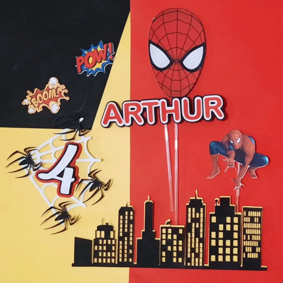 Arquivo de Corte Topo Homem Aranha - Imagem 2