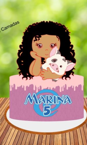 Arquivo de Corte Topo Moana 02 Camadas - Studio e PDF