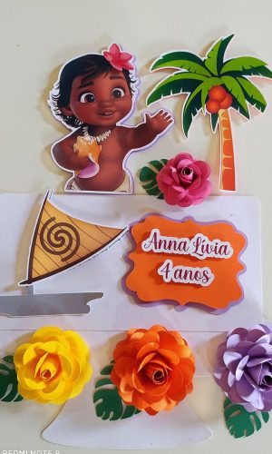 Arquivo de corte topo Moana +Brinde