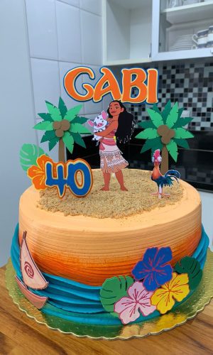 Arquivo de Corte Topo Moana Flores Tropicais 2