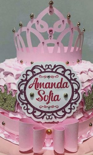 Arquivo de corte topo princesa