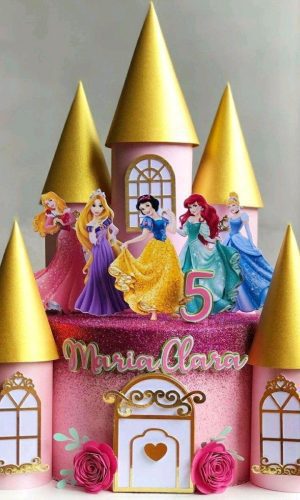 Arquivo de corte topo princesa castelo+brinde