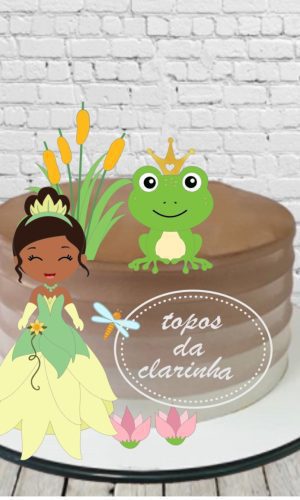 Arquivo de Corte Topo Princesa Tiana Camada