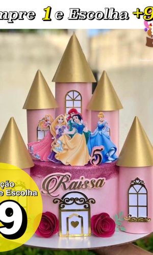 Arquivo de Corte Topo Princesas Castelo Torre - Studio