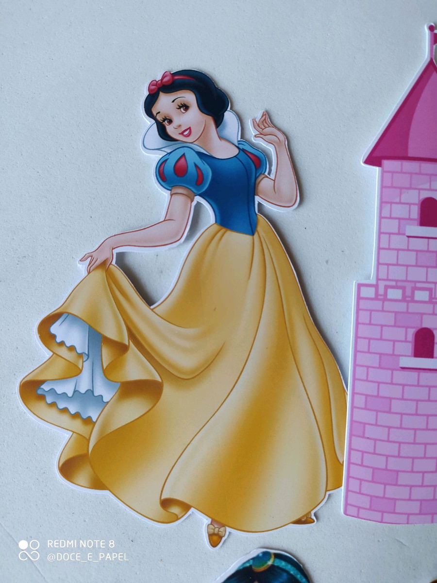 Arquivo de corte topo princesas Disney +brinde - Imagem 3