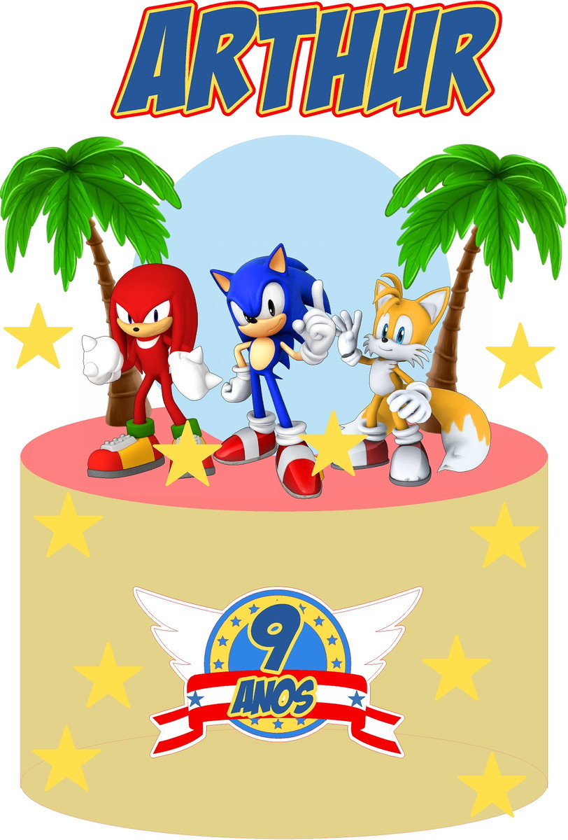 Arquivo de Corte - Topo Sonic