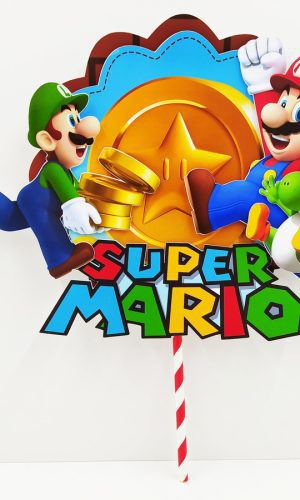 Arquivo de Corte Topo Super Mario circular - Studio e PDF