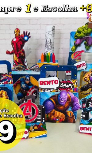 Arquivo de Corte Vingadores 16 - Studio e pdf