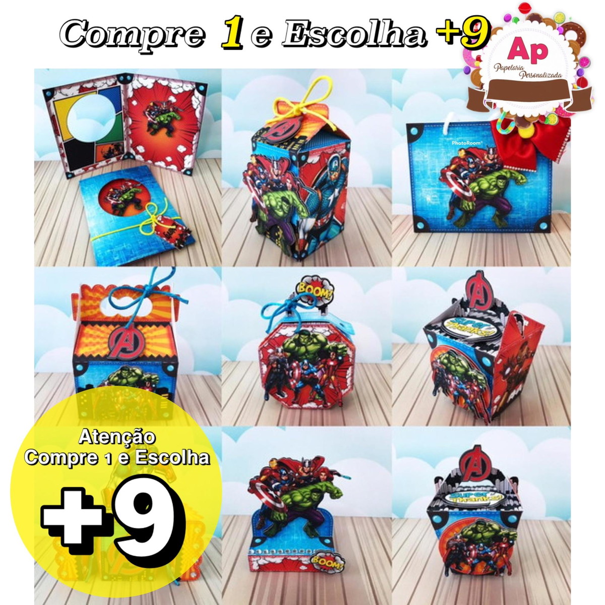 Arquivo de Corte Vingadores (atual) - Studio, Png e pdf