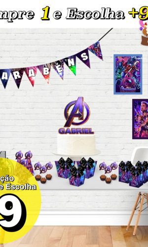Arquivo de Corte Vingadores - Studio e pdf