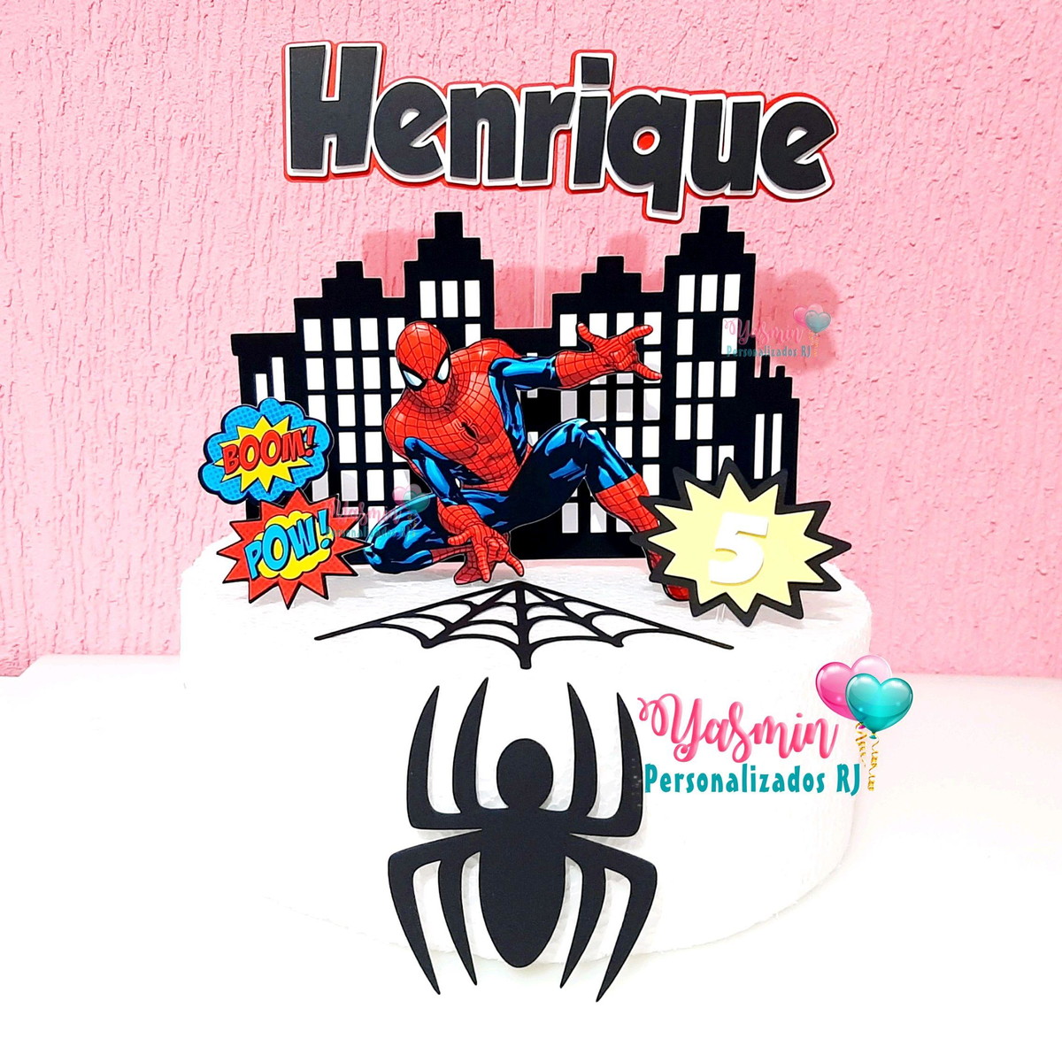 Arquivo de Corte Topo de Bolo Homem Aranha