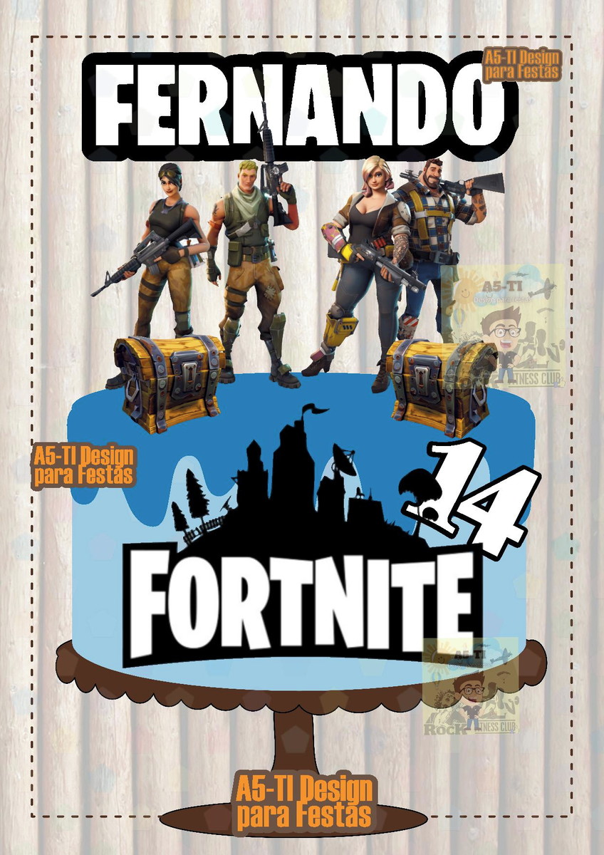 Arquivo de TOPO FORTNITE Ref: 177-002