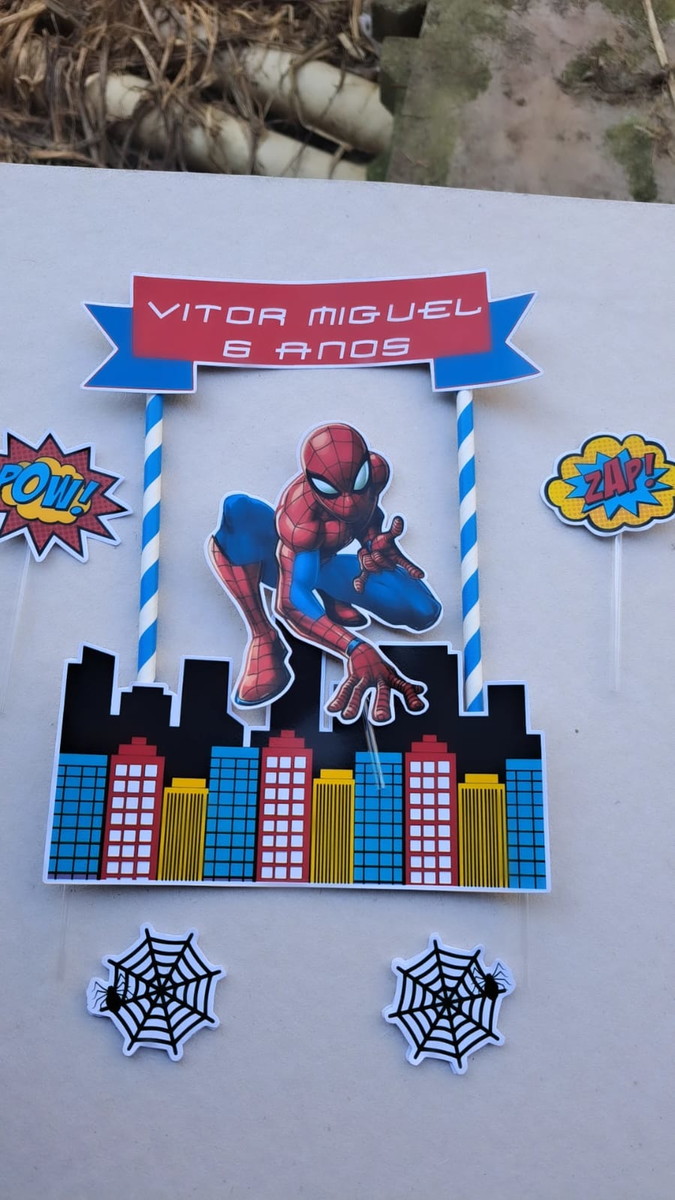 Arquivo Digital de Corte Topo Homem Aranha - Imagem 2