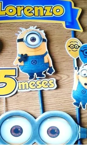 Topo de Bolo Minions