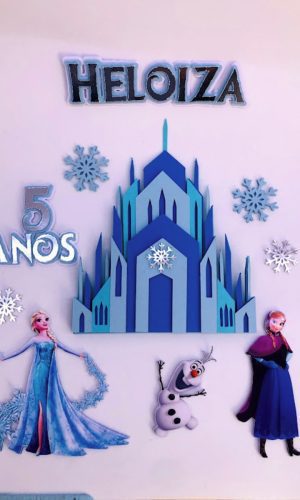 Arquivo de Corte Topo de Bolo Frozen