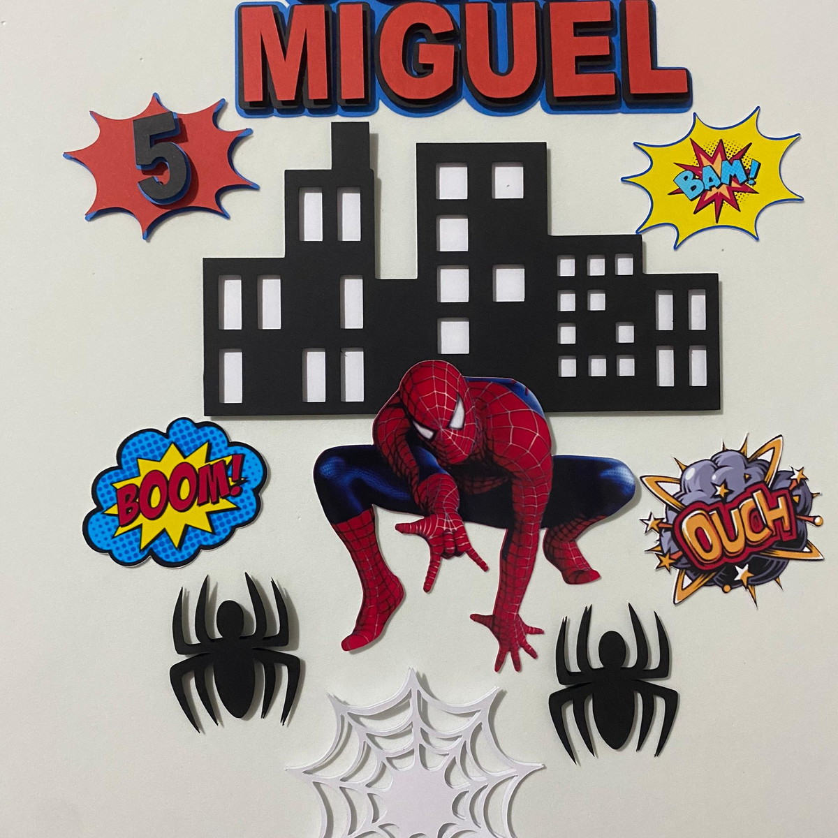 Arquivo Digital Topo de Bolo Homem Aranha