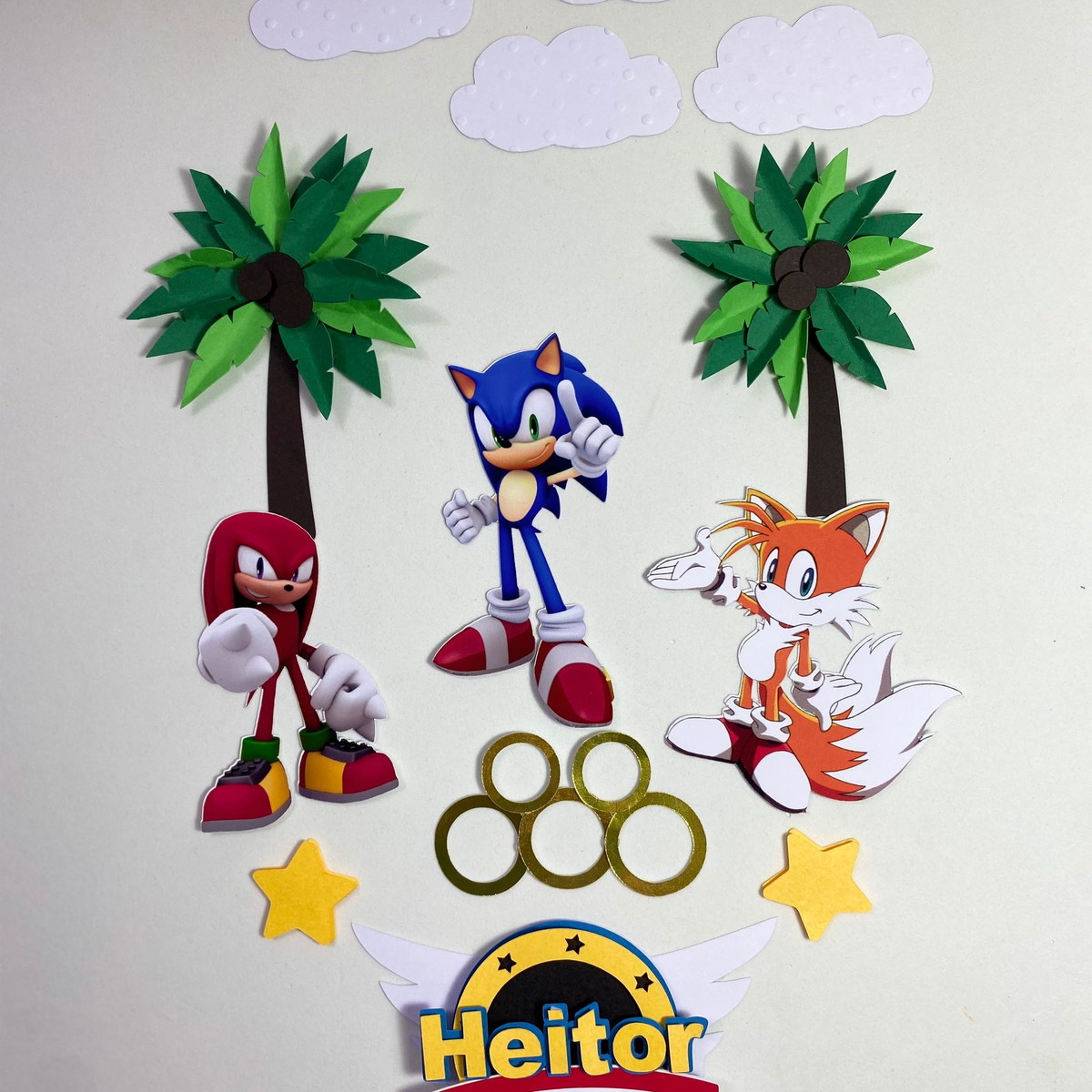 Arquivo Digital Topo de Bolo Sonic - Imagem 2