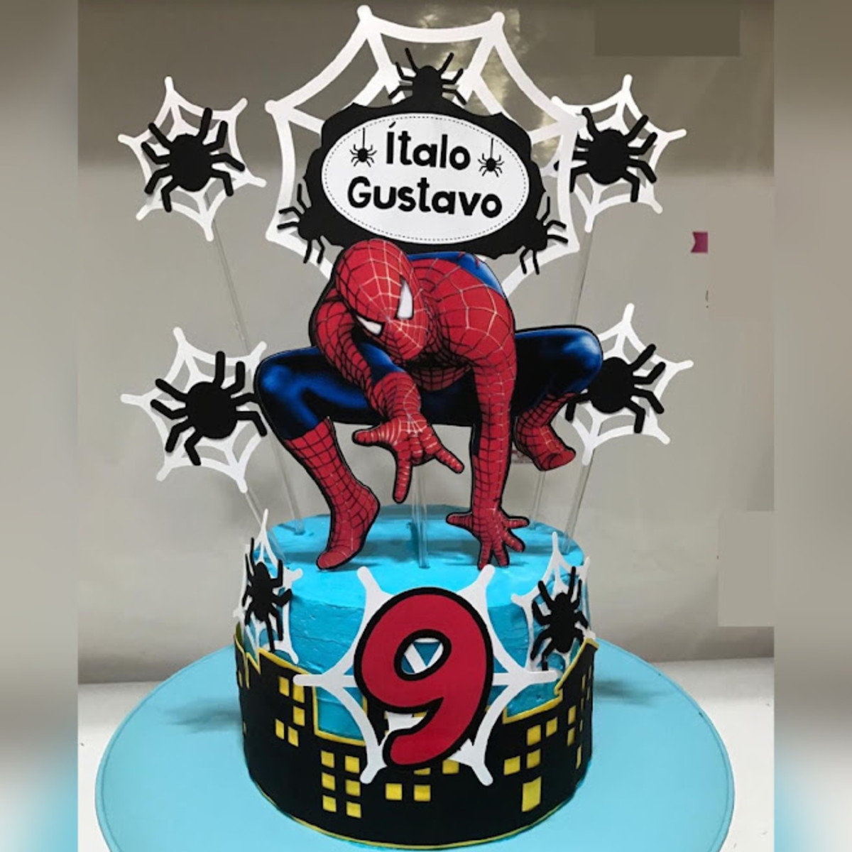 Arquivo Digital Topo De Bolo Tema Homem Aranha
