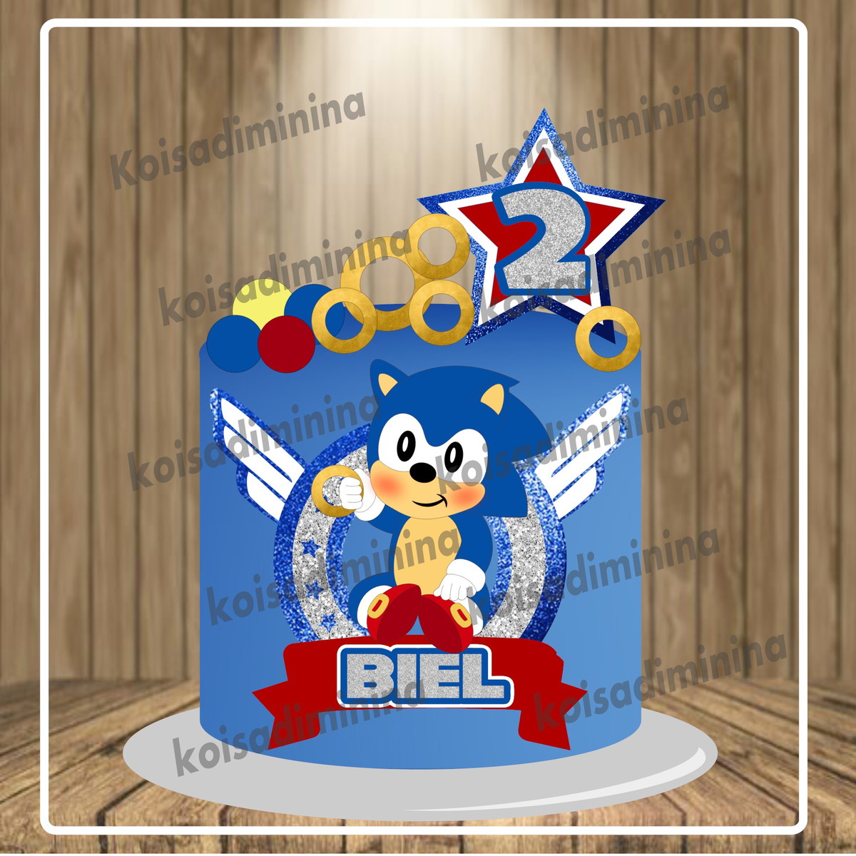 Arquivo Em Camadas Sonic Baby