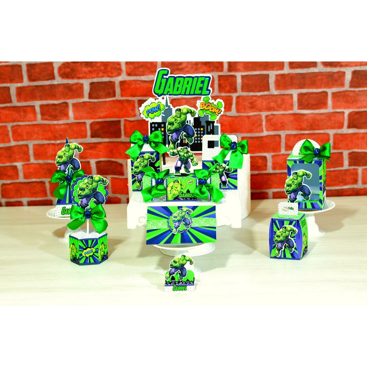 Arquivo Silhouette Kit Festa Hulk