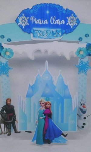 Arquivo Silhouette Topo de Bolo Frozen Anna e Elsa
