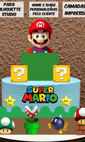 Arquivo de Corte Topo de Bolo Super Mario 3