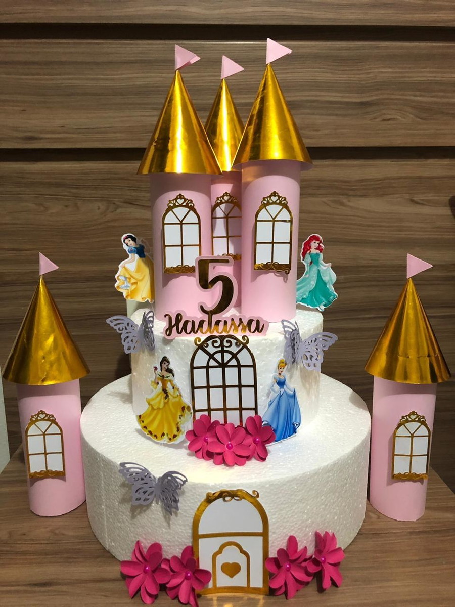 Arquivo Topo castelo princesas+ 4 ARQUIVOS A SUA ESCOL