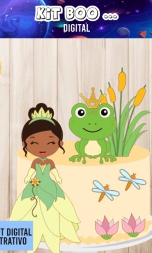 Arquivo Topo De Bolo - A Princesa E O Sapo
