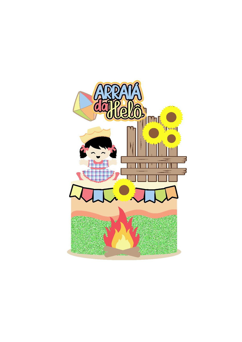 Arquivo topo de bolo arraiá 25