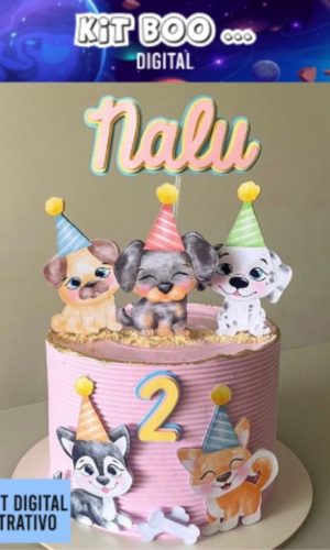 Arquivo Topo de Bolo - Cachorro