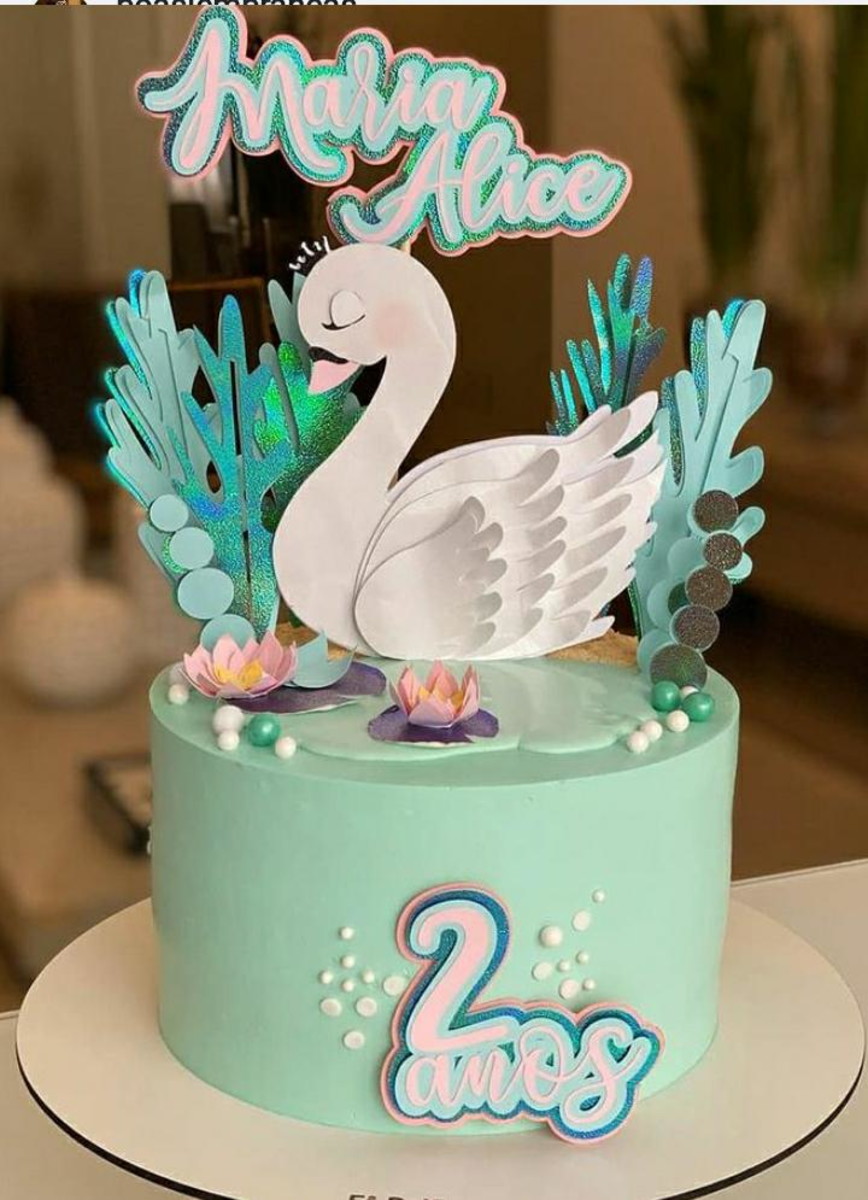 Arquivo Topo de Bolo - Cisne