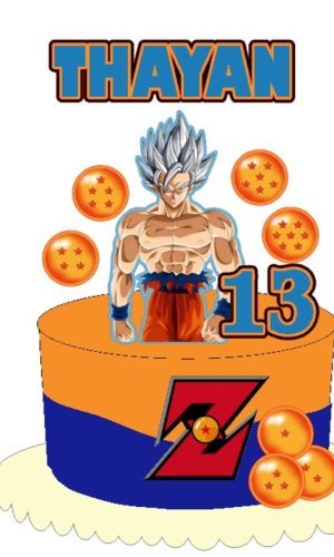 Arquivo Topo de Bolo Dragonballz