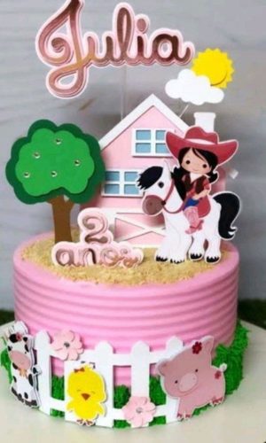 Arquivo Topo de Bolo Fazendinha Rosa (#9088)