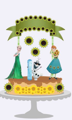 Arquivo Topo de Bolo - Frozen Fever