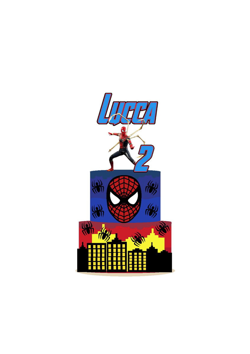 Arquivo Topo de Bolo Homem Aranha 10