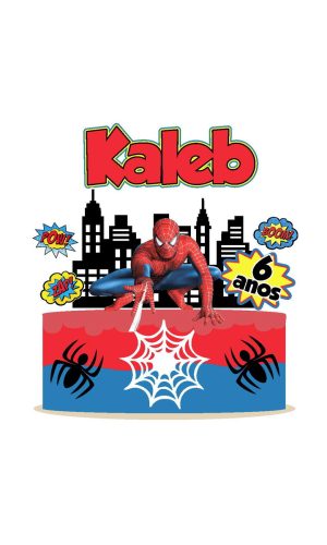 Arquivo Topo de Bolo Homem Aranha 11