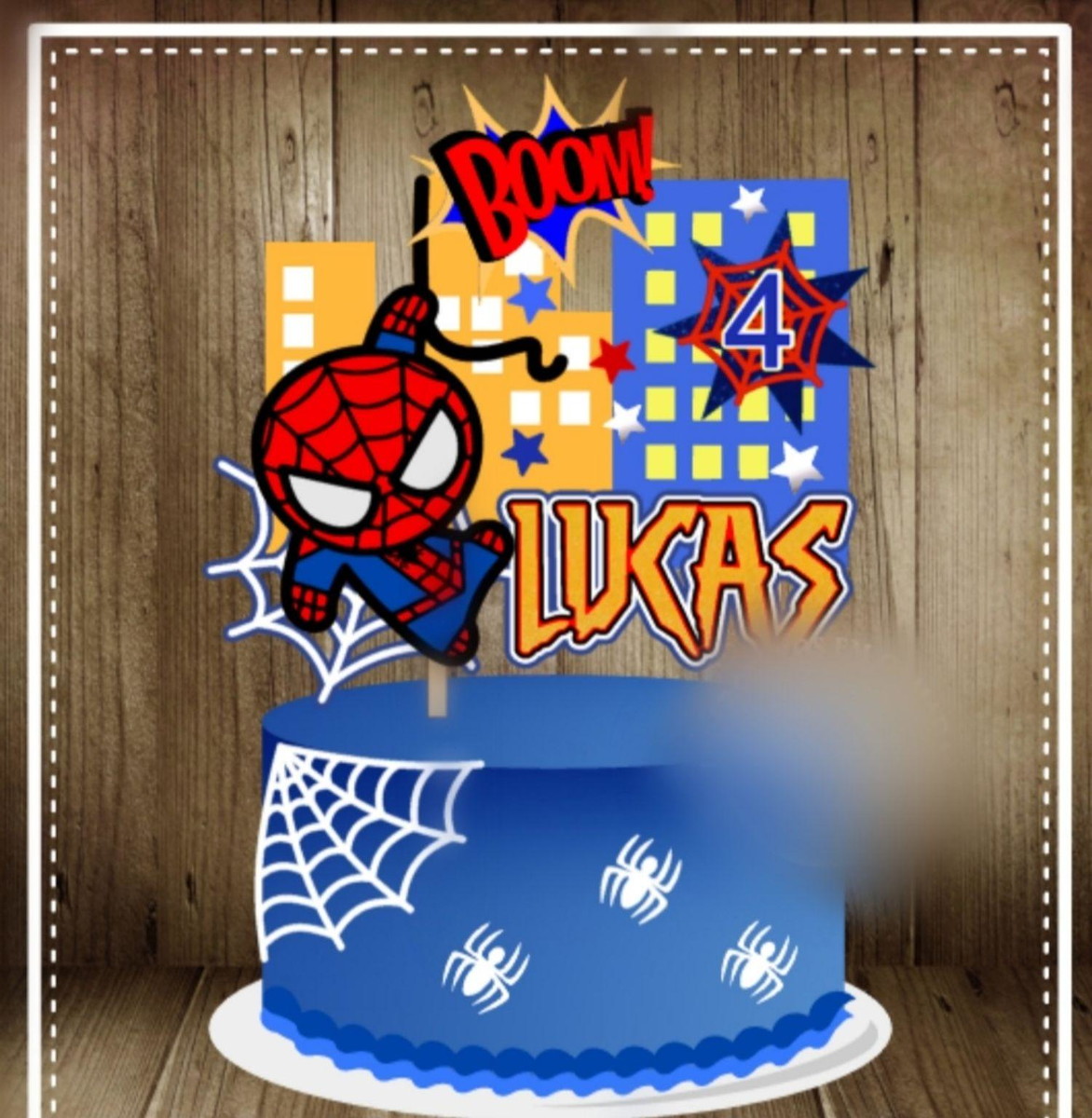 ARQUIVO TOPO DE BOLO HOMEM ARANHA #15075