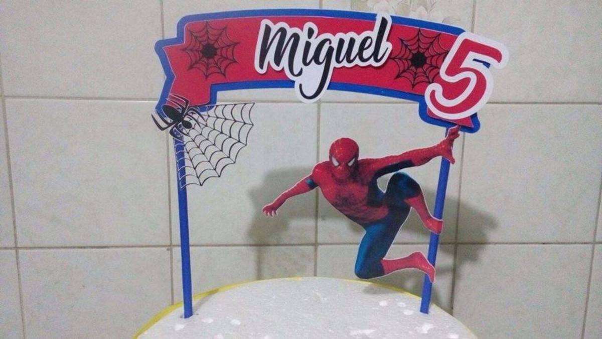 ARQUIVO TOPO DE BOLO HOMEM ARANHA #15084