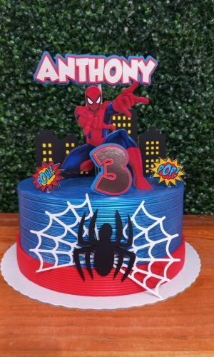Arquivo Topo de Bolo Homem Aranha