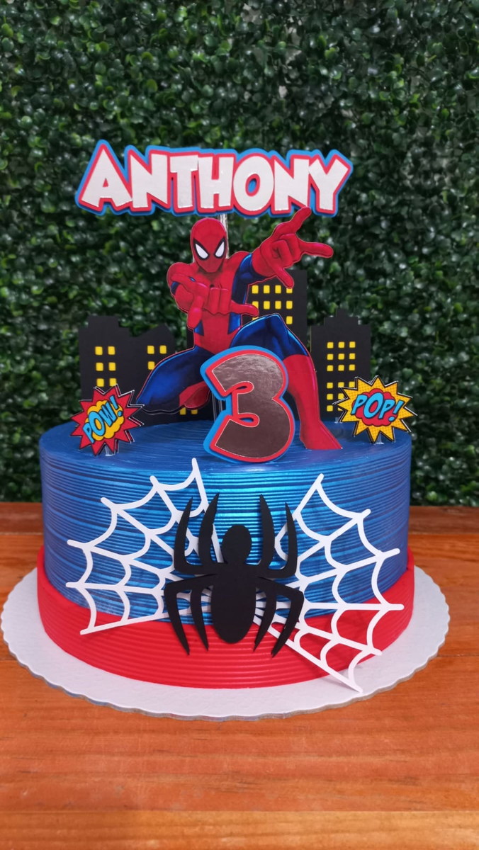 Arquivo Topo de Bolo Homem Aranha