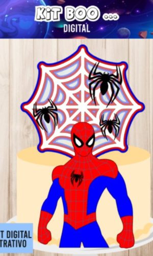 Arquivo Topo de Bolo - Homem Aranha