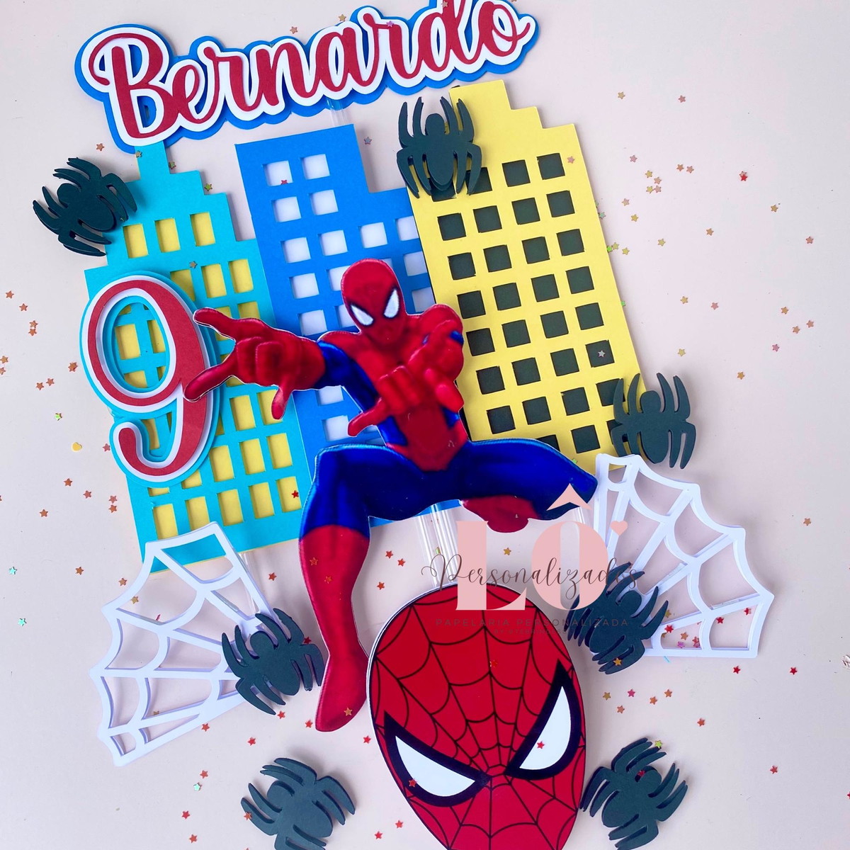 Arquivo Topo de Bolo Homem Aranha
